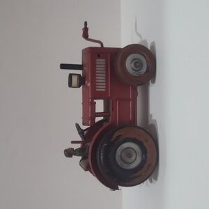 Vtg 1939 WWII German Wind Up Tractor